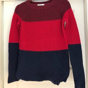 Marine Layer Delaney Pullover in Block Stripe Sweater Size XS